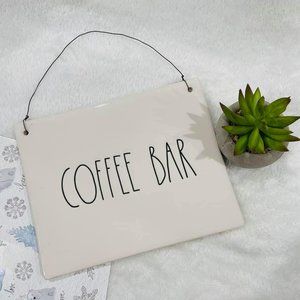 NEW Rae Dunn Coffee Bar Ceramic Hanging Plaque